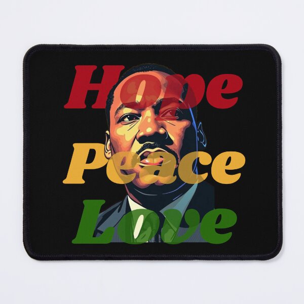 Item preview, Martin Luther King Jr | Hope, Peace, Love | Dr King | MLK Day designed and sold by TeesByAngelzB.
