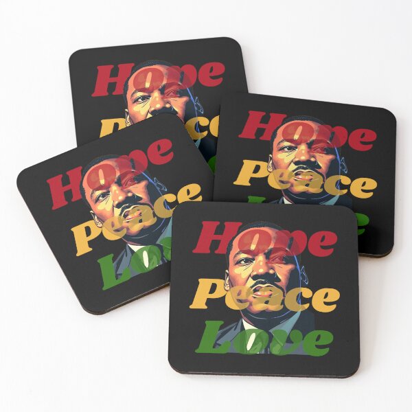 Item preview, Martin Luther King Jr | Hope, Peace, Love | Dr King | MLK Day  designed and sold by TeesByAngelzB.