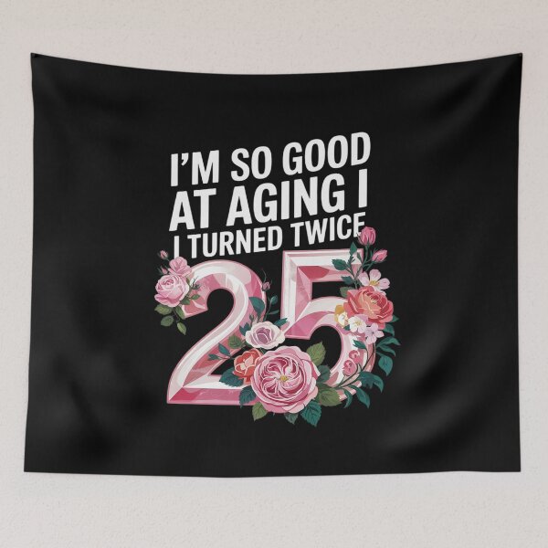 Item preview, I Turned 25 Twice Fifty 50 Years Old 50th Birthday Men Women designed and sold by AquaKiev.