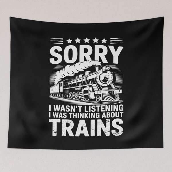 Item preview, Sorry I wasn´t listening Railroad Collector Model Train designed and sold by FadeOfThrone.