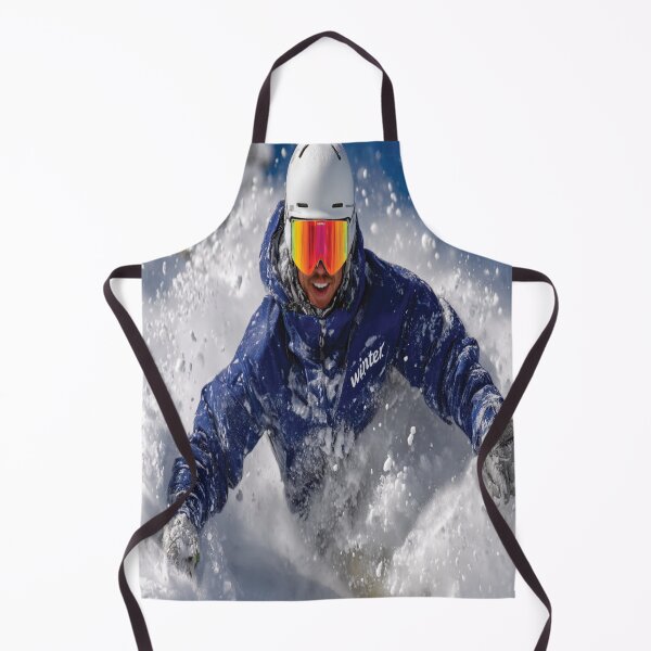 Item preview, Dynamic Skier Carving Through Fresh Powder Snow designed and sold by DGtaLrtcom.