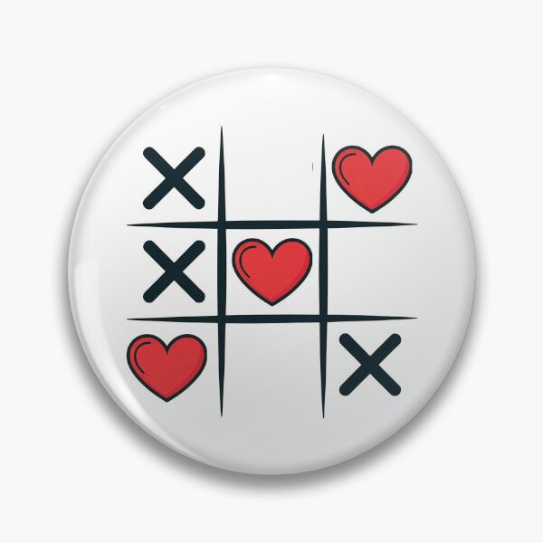 Item preview, Tic Tac Toe Hearts Love Game Design designed and sold by MonkiFlipp.