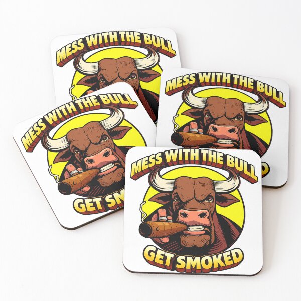 Item preview, Bull Warning designed and sold by Cats and Other Things.