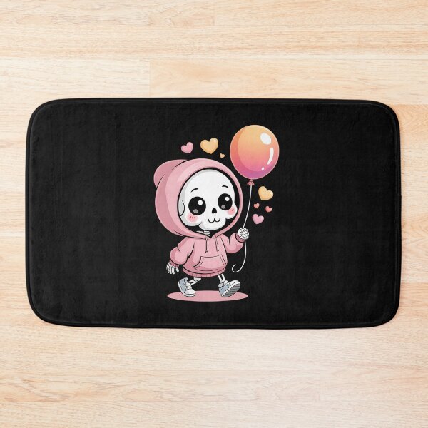 Item preview, Cute Skeleton Holding Balloon Spooky Valentine's Day Horror  designed and sold by clothesy7.