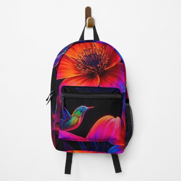 Item preview, Beautiful colorful hummingbirds among the flowers designed and sold by Knock on my door.