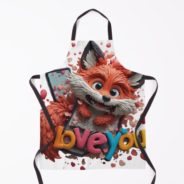 Item preview, Playful 3D Fox Popping Out of Smartphone designed and sold by newvisionart191.