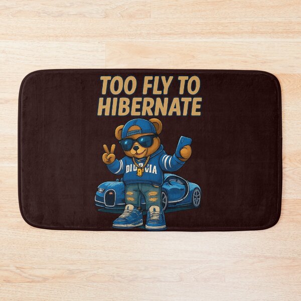 Item preview, Too Fly to Hibernate – Urban Bear Vibes designed and sold by zbigniewcz.