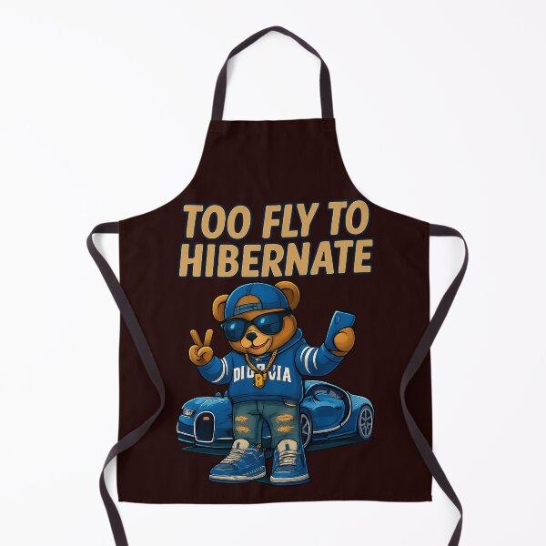 Item preview, Too Fly to Hibernate – Urban Bear Vibes designed and sold by zbigniewcz.