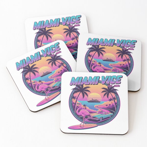 Item preview, Miami Vibes – Tropical Sunset Retro Beach Aesthetic Design designed and sold by Wear Sculpt.
