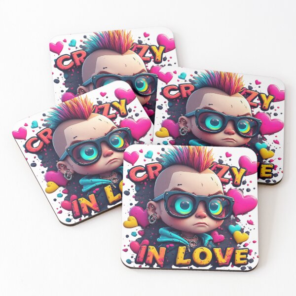 Item preview,  Punk Rockstar Kid Crazy in Love designed and sold by newvisionart191.