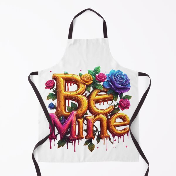 Item preview, Floral Be Mine Dripping Graffiti Typography designed and sold by newvisionart191.