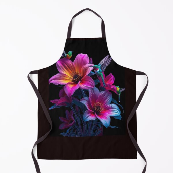 Item preview, Beautiful, colorful hummingbirds among flowers designed and sold by Knock on my door.