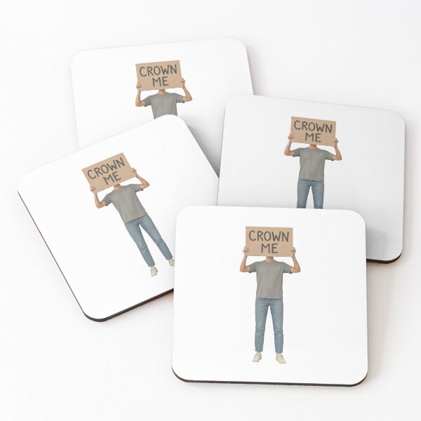 Item preview, Man holding cardboard sign that reads Crown Me designed and sold by Creative88Art.