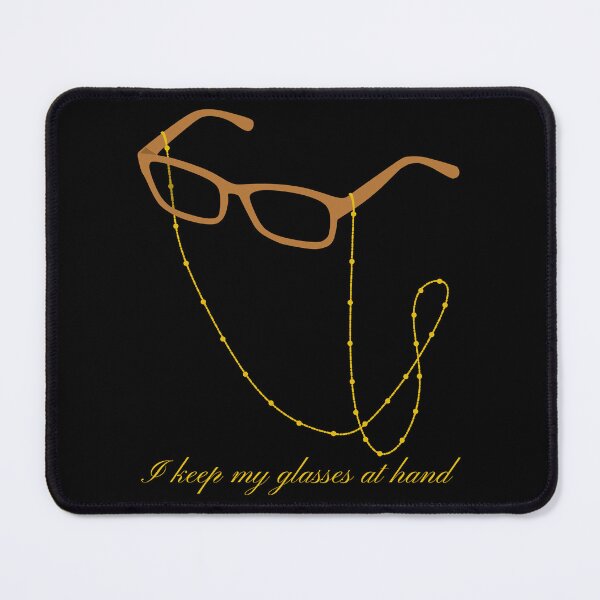 Item preview, I Keep My Glasses at Hand – Eyewear Humor Illustration designed and sold by Laanas55.
