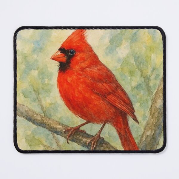 Item preview, Red Bird designed and sold by TinCatOutPost.