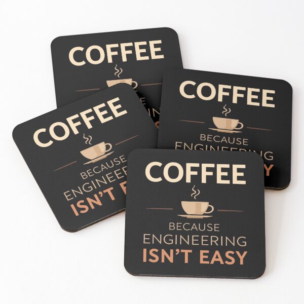 Item preview, Coffee: Because Engineering Isn’t Easy- coffee loverful design- Caffeine engineers  designed and sold by Happyhoo1.