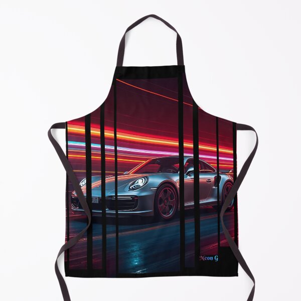 Item preview, Porsch 911 Turbo S inspired Design Vintage racing poster style, dynamic motion lines 5 designed and sold by Neon G.