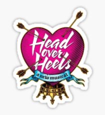 head over heels logo Sticker