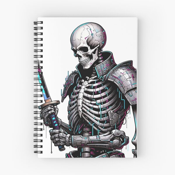 Item preview, Cyber Samurai Skeleton designed and sold by Retrics Studio.