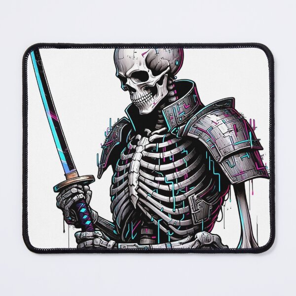 Item preview, Cyber Samurai Skeleton designed and sold by Retrics Studio.