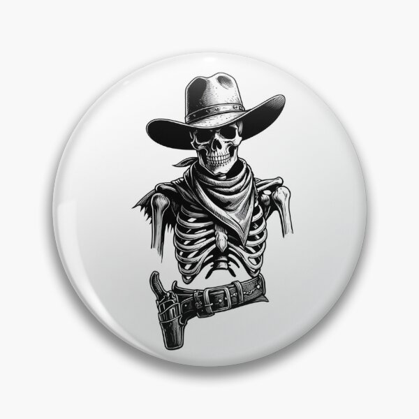 Item preview, Cowboy Skeleton Gunslinger designed and sold by Retrics Studio.