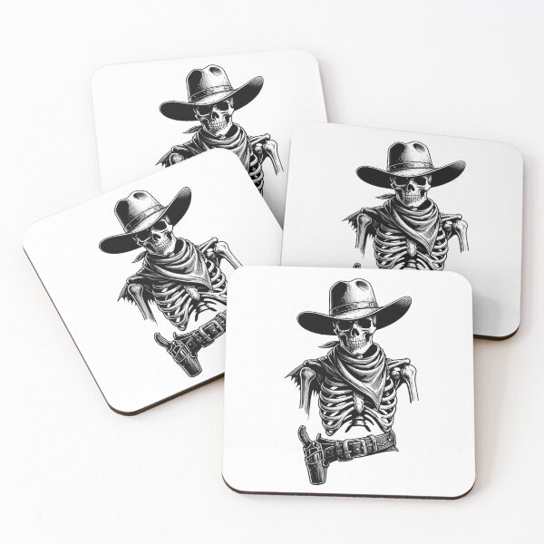 Item preview, Cowboy Skeleton Gunslinger designed and sold by Retrics Studio.
