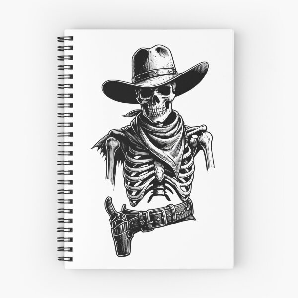 Item preview, Cowboy Skeleton Gunslinger designed and sold by Retrics Studio.