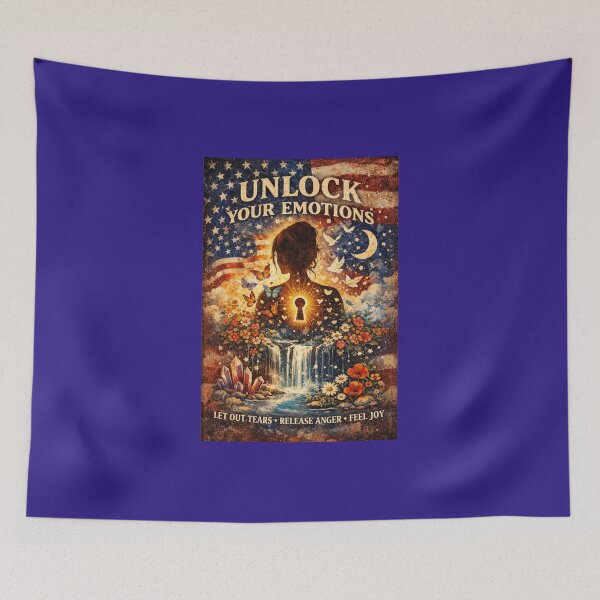 Item preview, Unlock Your Emotions – Healing Emotional Release Art designed and sold by Studio Yvonne .