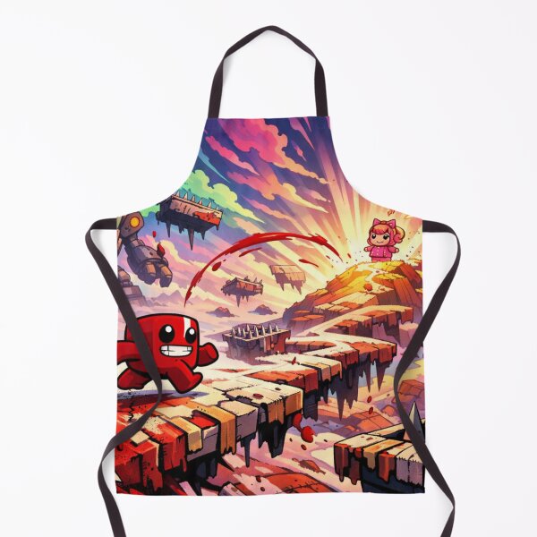 Item preview, Super Meat Boy Inspired Artwork designed and sold by FeelTheDrawing.