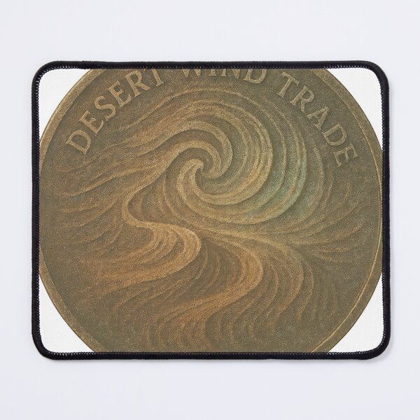 Item preview, Vintage Desert Wind Trade coin with swirling wave design designed and sold by Creative88Art.