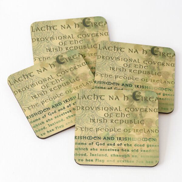 Item preview, 1916 Irish Proclamation: Vintage Celtic Heritage Design designed and sold by WatercolourLily.