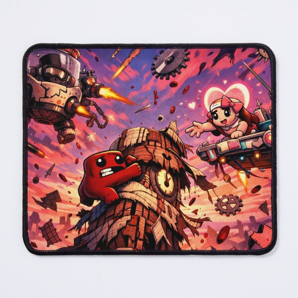 Item preview, Super Meat Boy Inspired Artwork designed and sold by FeelTheDrawing.
