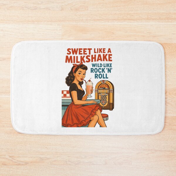 Item preview, Sweet Milkshake & Rock n Roll: 50s Pin-Up Retro designed and sold by Pineapple-Tree.