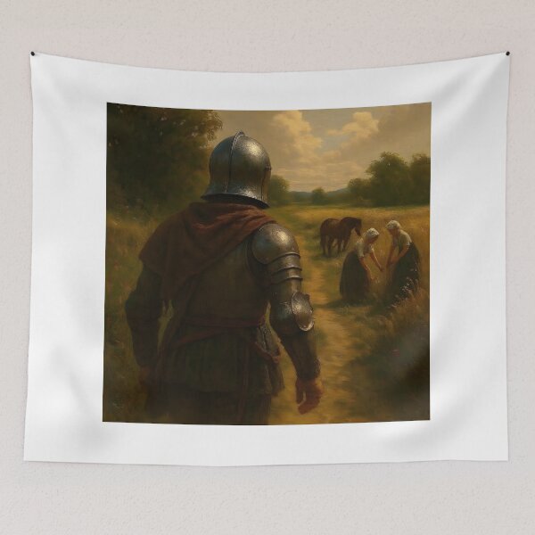 Item preview, Knight's gaze upon field scene designed and sold by Wandalu Vuhs.