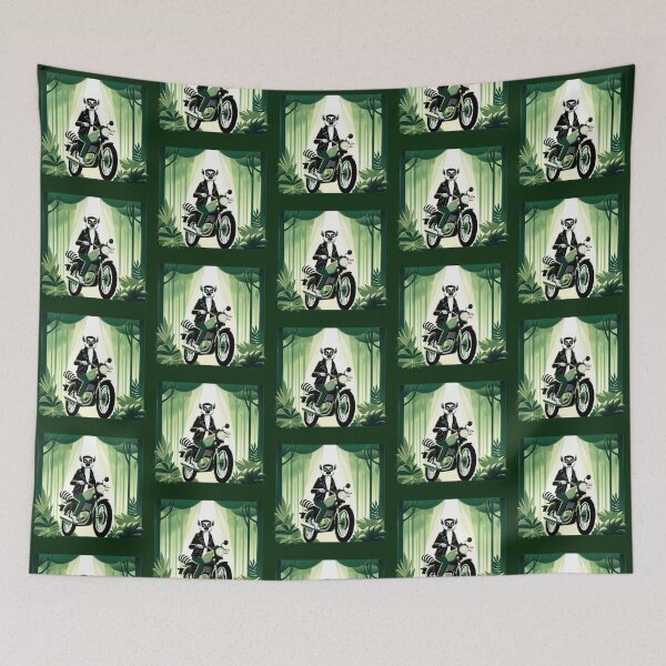 Item preview, Forest Rider Lemur – Cool Motorcycle Character designed and sold by Dogandesighn.