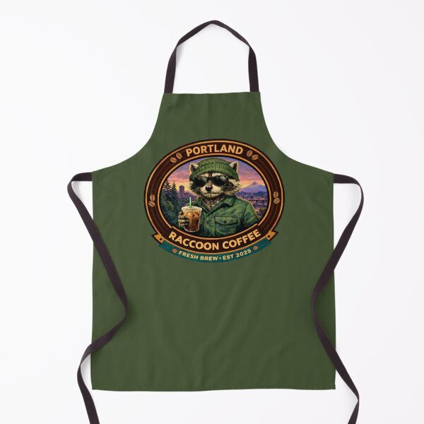 Item preview, Portland Raccoon Coffee Badge designed and sold by TytherleyTees.