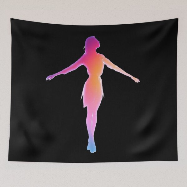 Item preview, Neon Smoth girl dancing designed and sold by Kat's Design Hub.