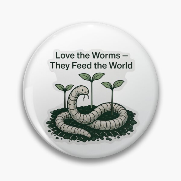 Item preview, Love the Worms — They Feed the World designed and sold by Designorado.