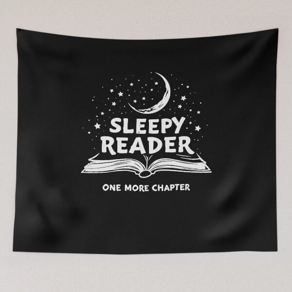 Item preview, Sleepy Reader One More Chapter designed and sold by MooonTees.