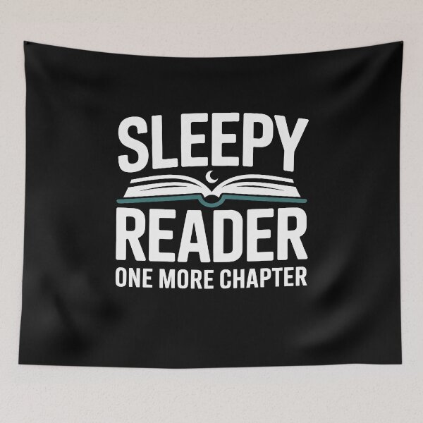 Item preview, Sleepy Reader One More Chapter designed and sold by MooonTees.