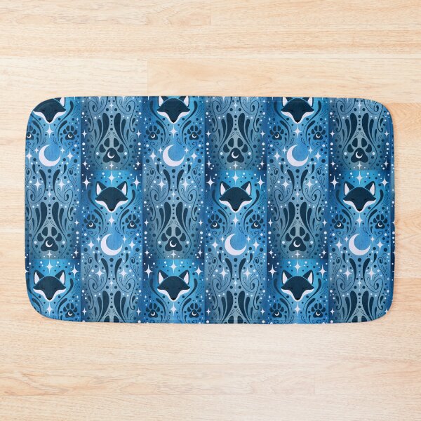 Item preview, Mystical fox and moon blue designed and sold by Aakanksha97.
