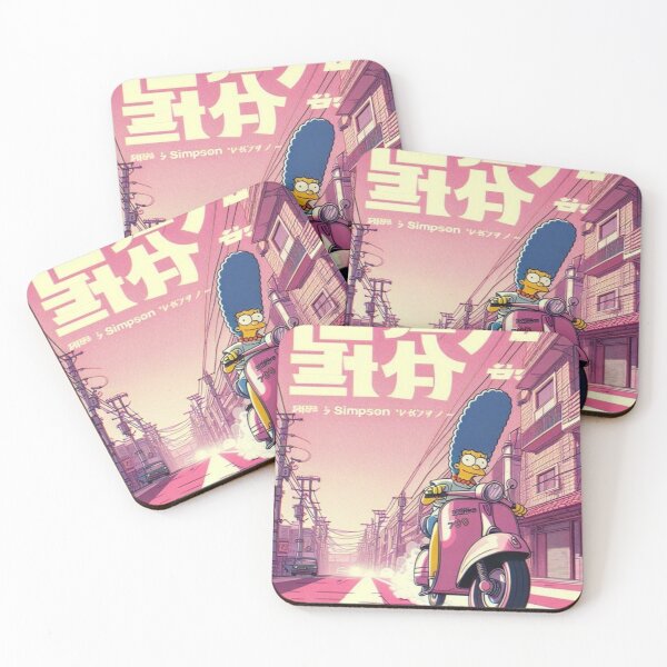 Item preview, "Bouffant Blitz: Marge vs. the Neon Grid" designed and sold by Print Fiction.