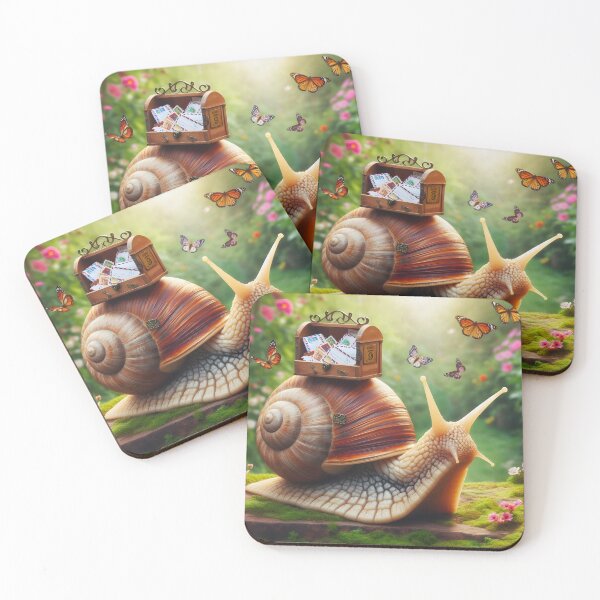 Item preview, The Snail Mail Dispatch designed and sold by Greenway Creations.