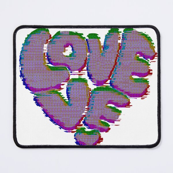 Item preview, LOVE – Glitch Heart with Icons designed and sold by tviyluv.