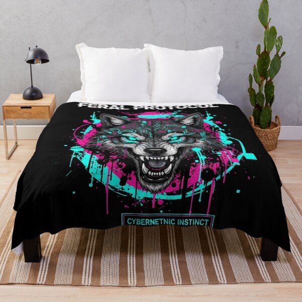 Item preview, Feral Protocol – Cybernetic Instinct Wolf designed and sold by Ekracreatives.
