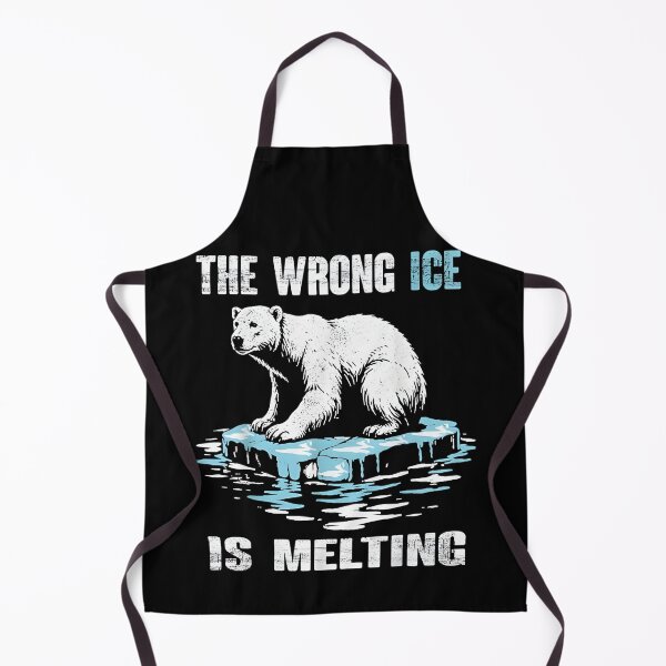 Item preview, The Wrong Ice Is Melting Polar Bear Climate Change Design Global Warming Awareness Illustration for Environmental Activists designed and sold by JoyBoyStudio1.
