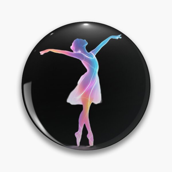 Item preview,  Neon Ballet dancing girl  designed and sold by Kat's Design Hub.