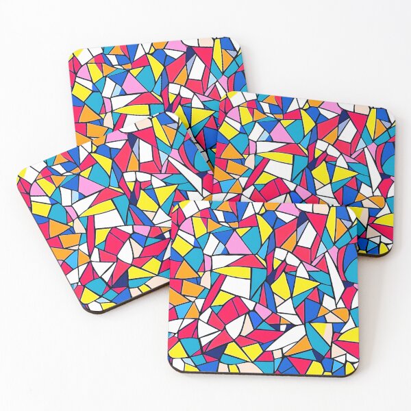 Item preview, Vibrant Colorful Mosaic Inspired Abstract Art Designs Pattern designed and sold by DEC02.