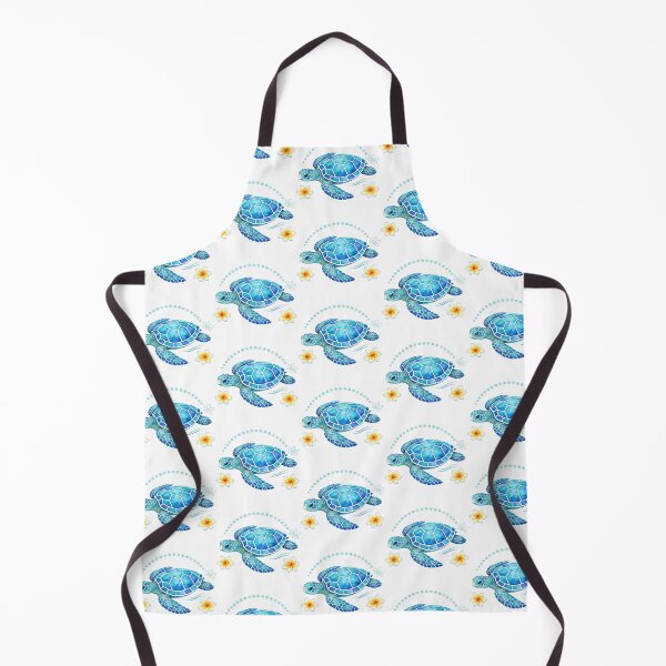 Item preview, Centered Calm Mosaic Sea Turtle with Dotted Bubble Halo Watercolor designed and sold by zoughlal.