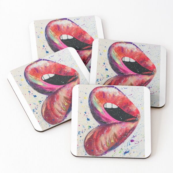 Item preview, Open Lips with Splatter Paint designed and sold by Stephs517.